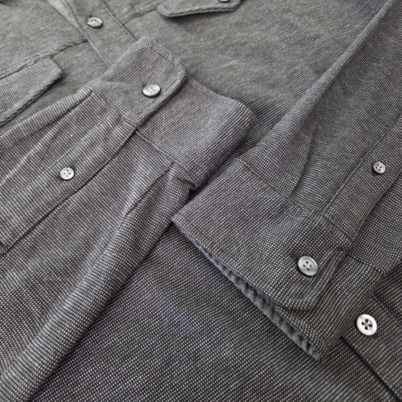 Banana Republic Mens Luxury Touch Soft Heavy Cotton Sz Tall XXL Button Down Tee - Picture 5 of 7